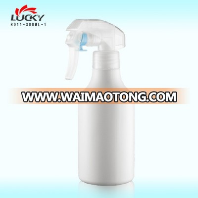 New Design Durable PE 300ML White Plastic Water Spray Bottle