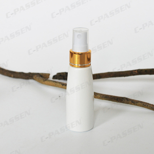 Custom White Aluminum Spray Bottle with White Sprayer Pump (PPC-ACB-048)